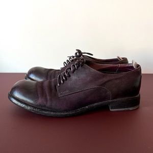 Officine Creative Deep Purple Leather Flats